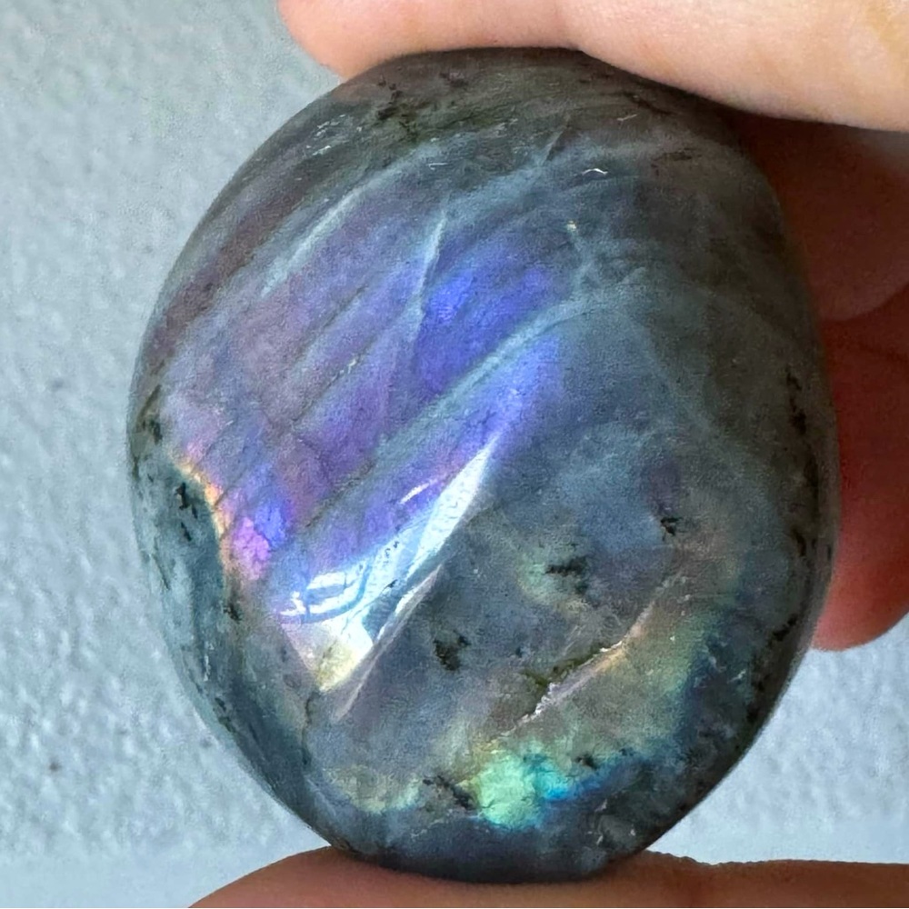 Labradorite Palm Stone - Md 🌈
